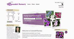Desktop Screenshot of cranesbillnursery.com